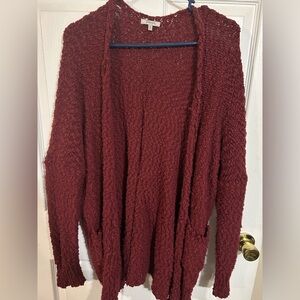 Soft maroon Cardigan